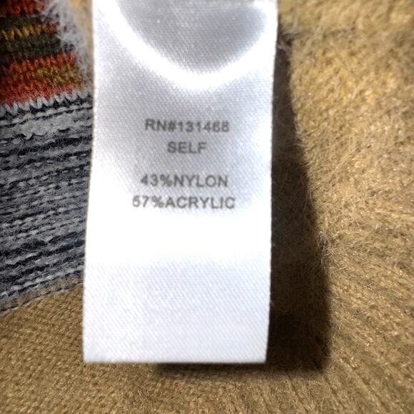 Fate Small Striped Knit Sweater Multicolor Boho Cozy Fall Vibes - Picture 5 of 5